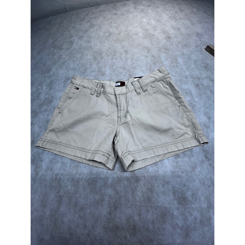 NWT Tommy Hilfiger Khaki Shorts Casual Everyday Wear Beige Cotton Size 1